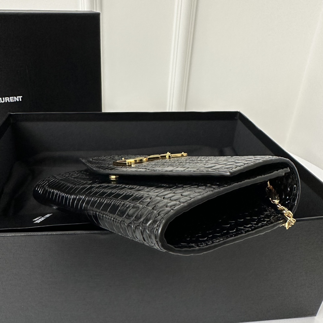 YSL UPTOWN Mini Envelope Bag, Detachable Chain Shoulder Strap  