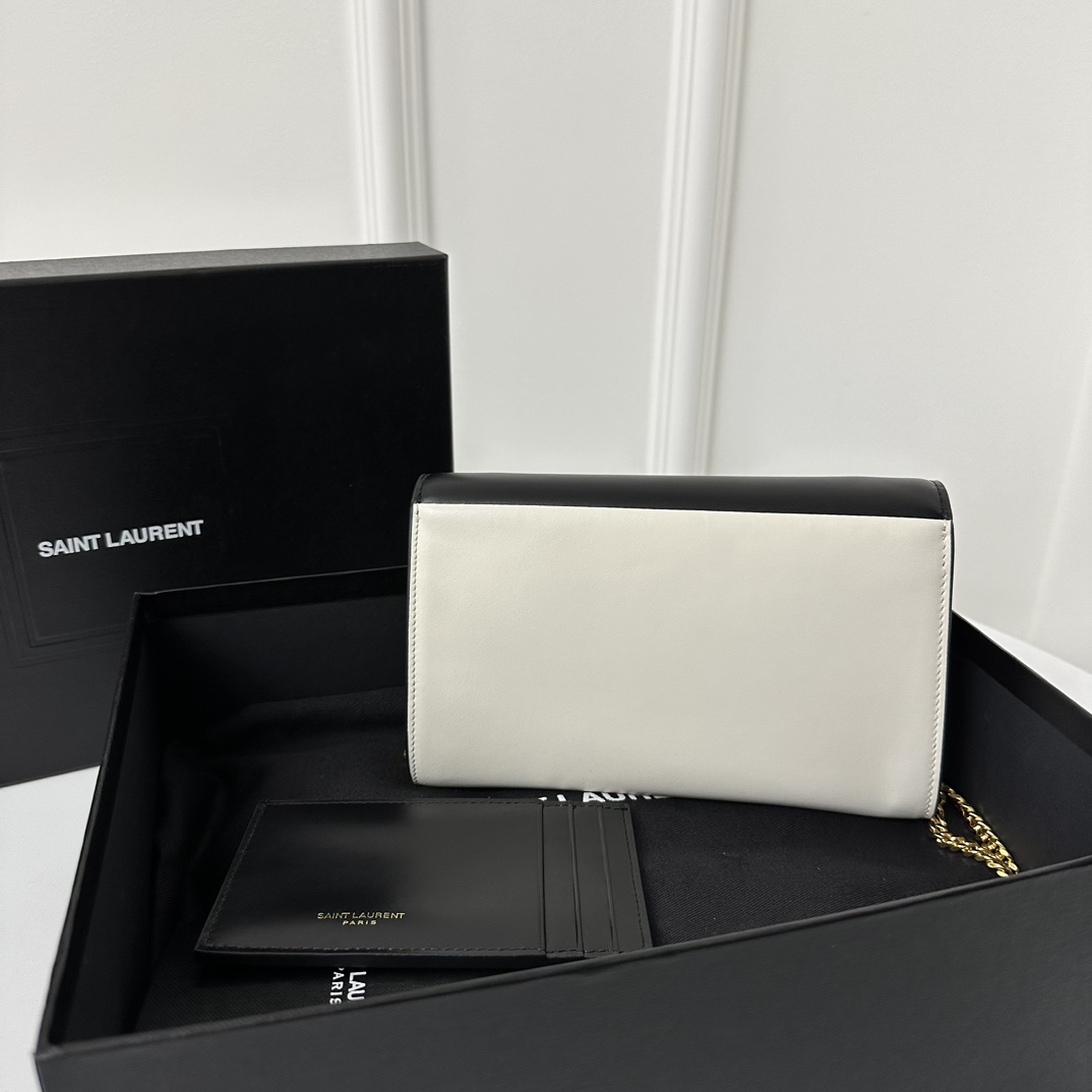 YSL UPTOWN Mini Envelope Bag, Detachable Chain Shoulder Strap  