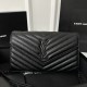 YSL Monogram WOC 22.5cm, Classic Scratch-Resistant Caviar Leather  