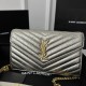 YSL Monogram WOC 22.5cm, Classic Scratch-Resistant Caviar Leather  