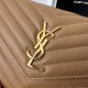 YSL Monogram WOC 22.5cm, Classic Scratch-Resistant Caviar Leather  