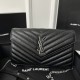 YSL Monogram WOC 22.5cm, Classic Scratch-Resistant Caviar Leather  