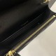 YSL Monogram WOC 19cm, Classic Scratch-Resistant Caviar Leather  