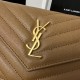 YSL Monogram WOC 19cm, Classic Scratch-Resistant Caviar Leather  