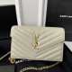 YSL Monogram WOC 19cm, Classic Scratch-Resistant Caviar Leather