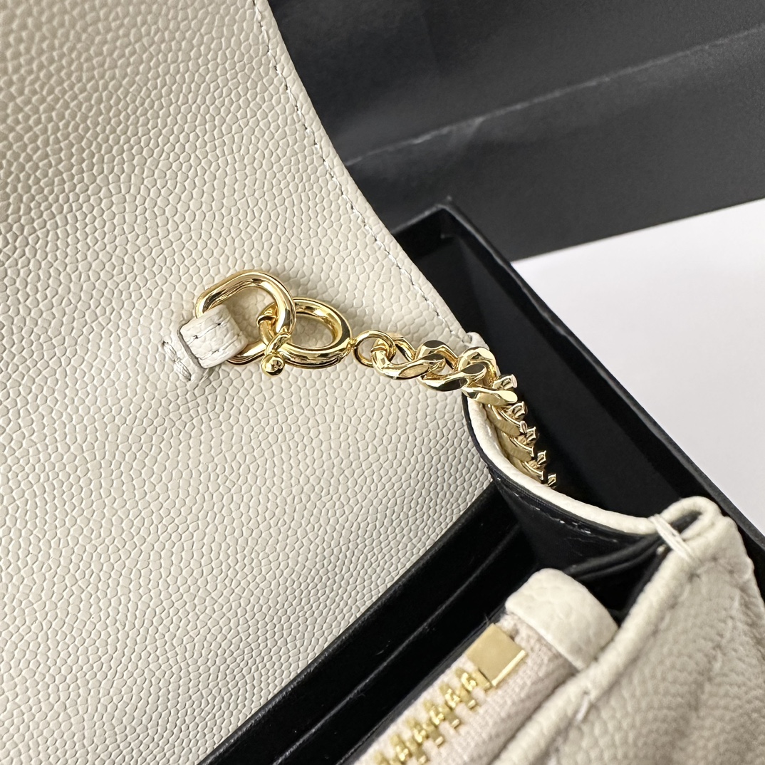 YSL Monogram WOC 19cm, Classic Scratch-Resistant Caviar Leather