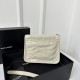 YSL Nikki Chain Wallet, Imported Oil Wax Wrinkle Cowhide  