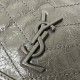 YSL Nikki Chain Wallet, Imported Oil Wax Wrinkle Cowhide  