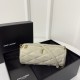 YSL SADE Small Round Bag, Classic Diamond Stitch, Soft Lamb Leather  