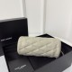 YSL SADE Small Round Bag, Classic Diamond Stitch, Soft Lamb Leather  