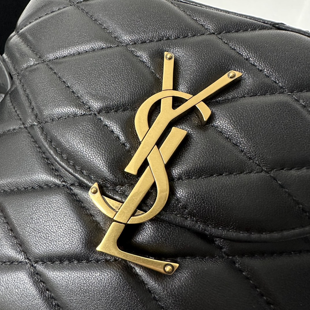 YSL JUNE Stitched Goat Leather Box Bag  