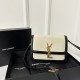 YSL Solferino Box Bag 19cm, Fine Toothpick Grain Box Calfskin  