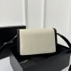 YSL Solferino Box Bag 23cm, Fine Toothpick Grain Box Calfskin  