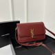 YSL Solferino Box Bag 23cm, Fine Toothpick Grain Box Calfskin  