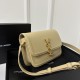 YSL Solferino Box Bag 19cm, Fine Toothpick Grain Box Calfskin  