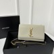 YSL 20cm Caviar KATE Chain Bag  