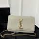 YSL 20cm Caviar KATE Chain Bag  