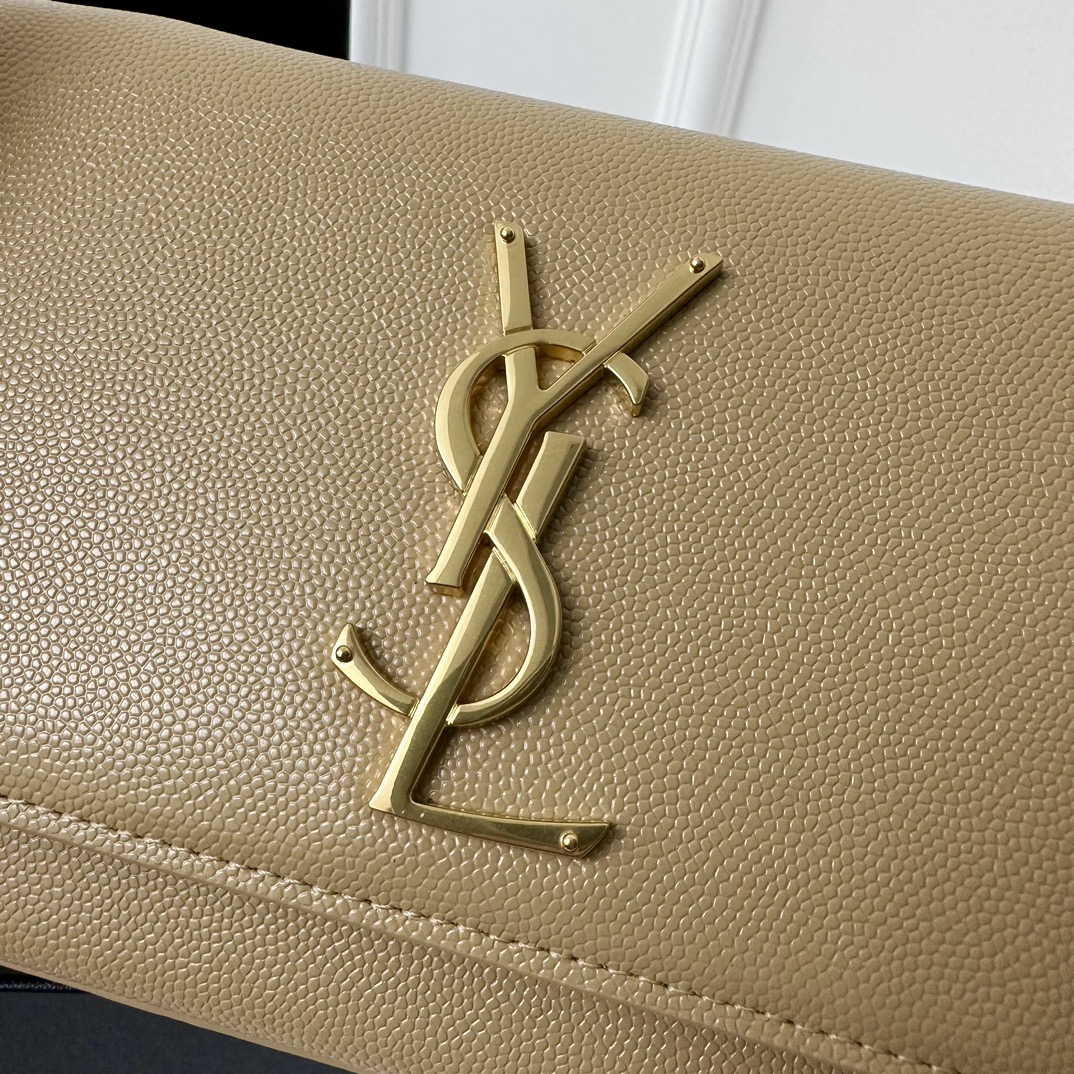 YSL 20cm Caviar KATE Chain Bag  