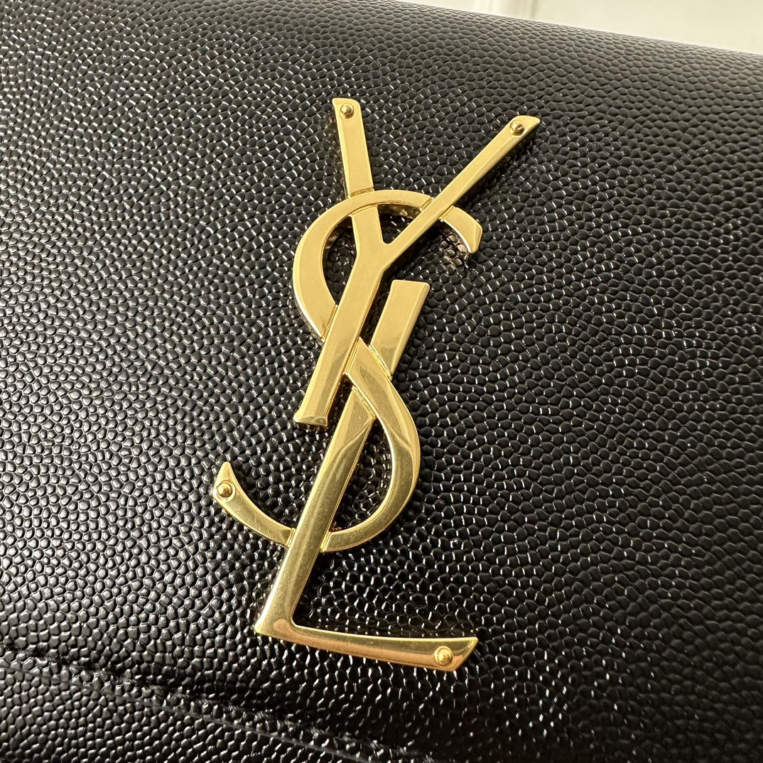 YSL 20cm Caviar KATE Chain Bag  