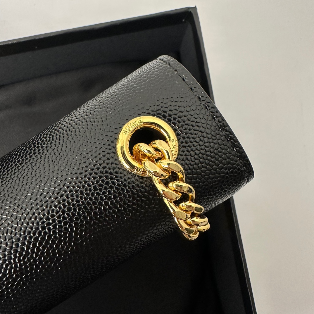 YSL 20cm Caviar KATE Chain Bag  