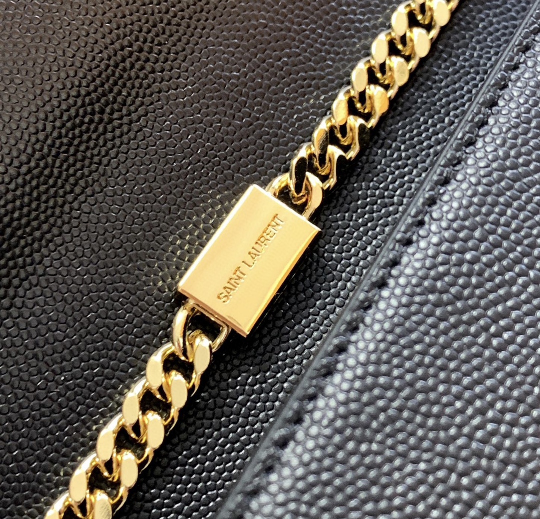 YSL 20cm Caviar KATE Chain Bag  