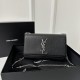 YSL 20cm Caviar KATE Chain Bag  