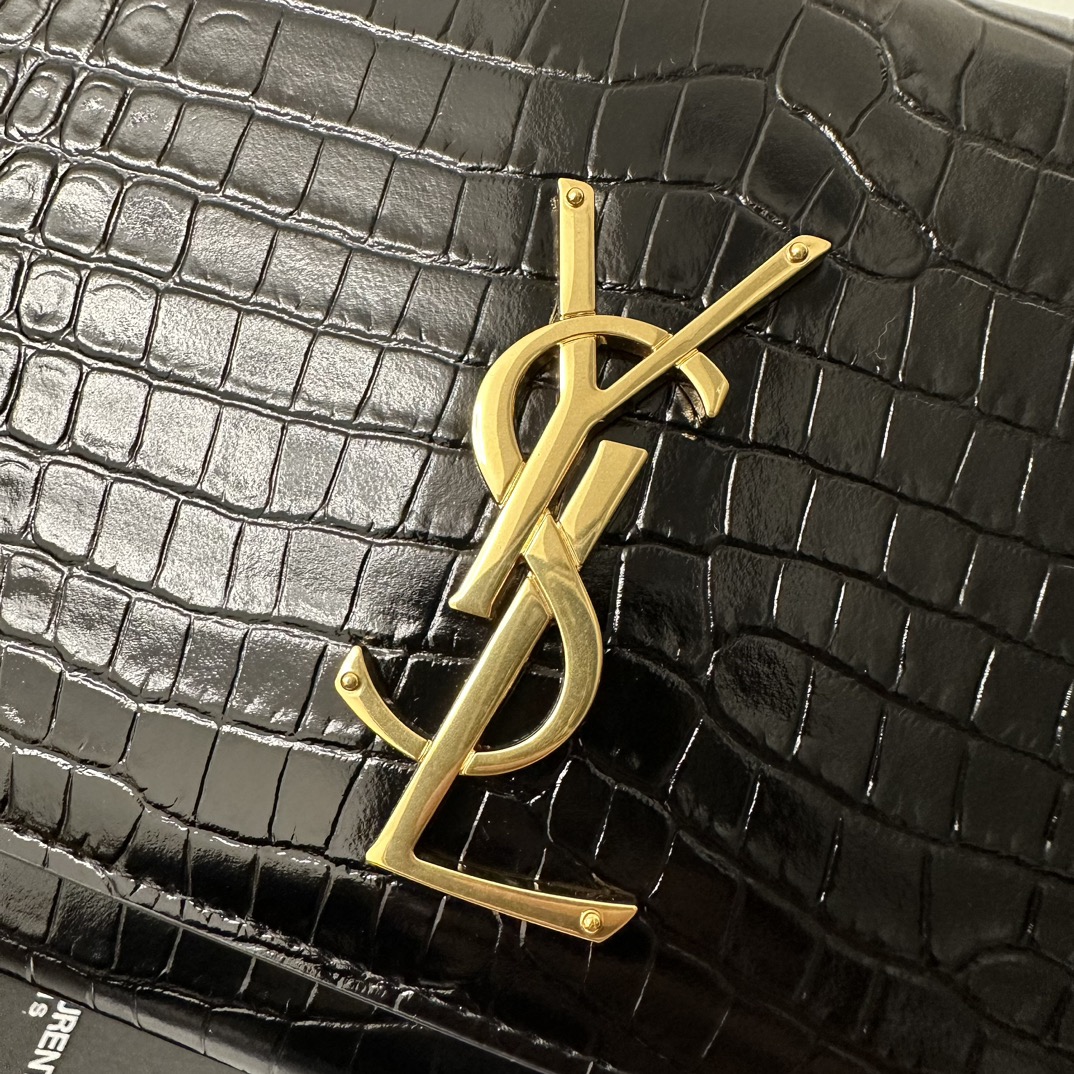 YSL 24cm Caviar KATE Chain Bag  