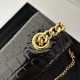 YSL 24cm Caviar KATE Chain Bag  