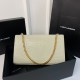 Crocodile Embossed YSL Kate 24CM Fringed Chain Bag  