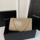 Crocodile Embossed YSL Kate 24CM Fringed Chain Bag  