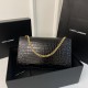 Crocodile Embossed YSL Kate 24CM Fringed Chain Bag  