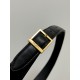 YSL LE 5 À 7 Underarm Bag Sheepskin Black Gold 24.5cm  