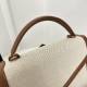 Large Cotton and Linen YSL Cassandra Tote Bag  