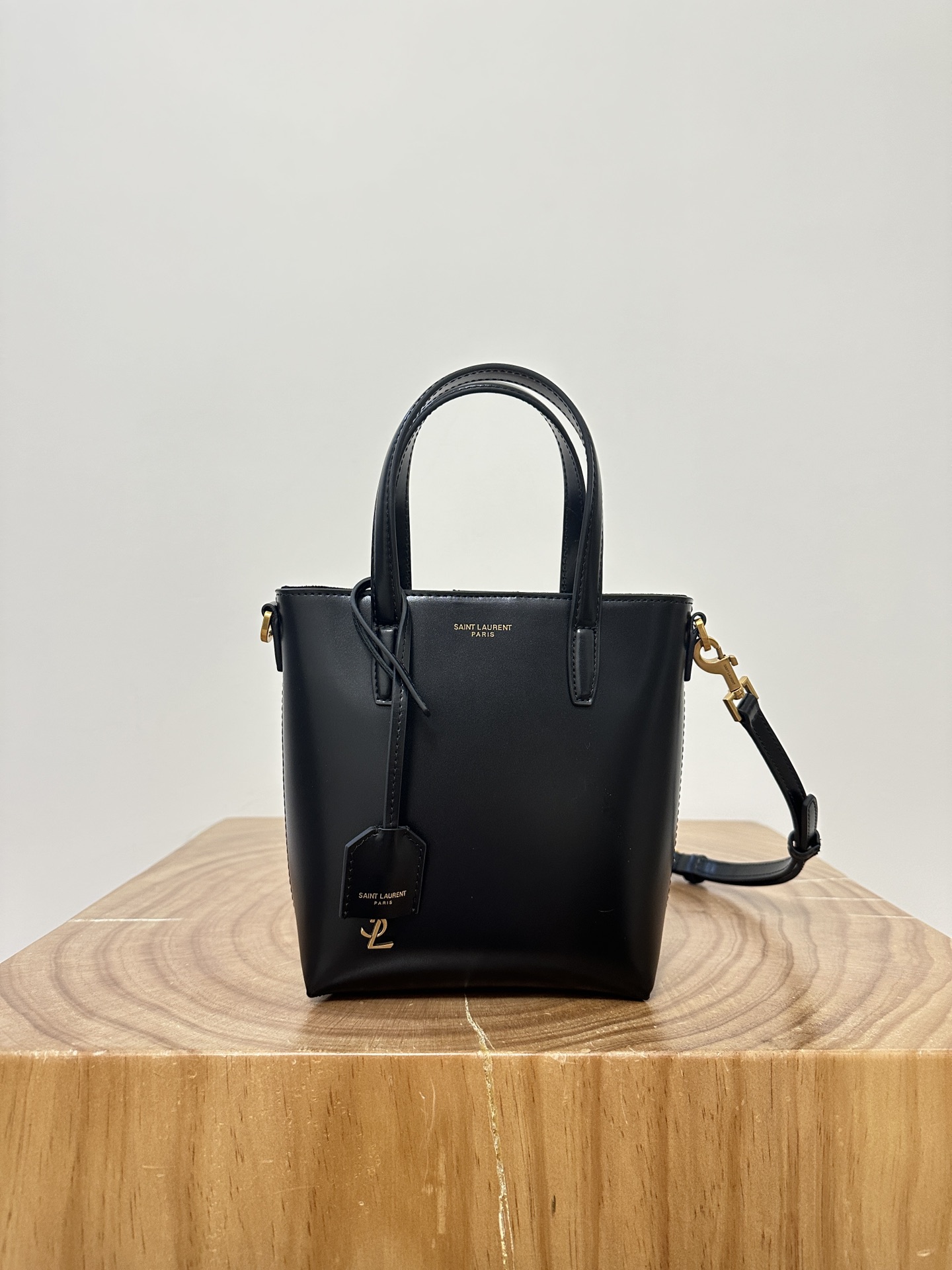 YSL Mini Toy Shopping Bag, Calfskin  