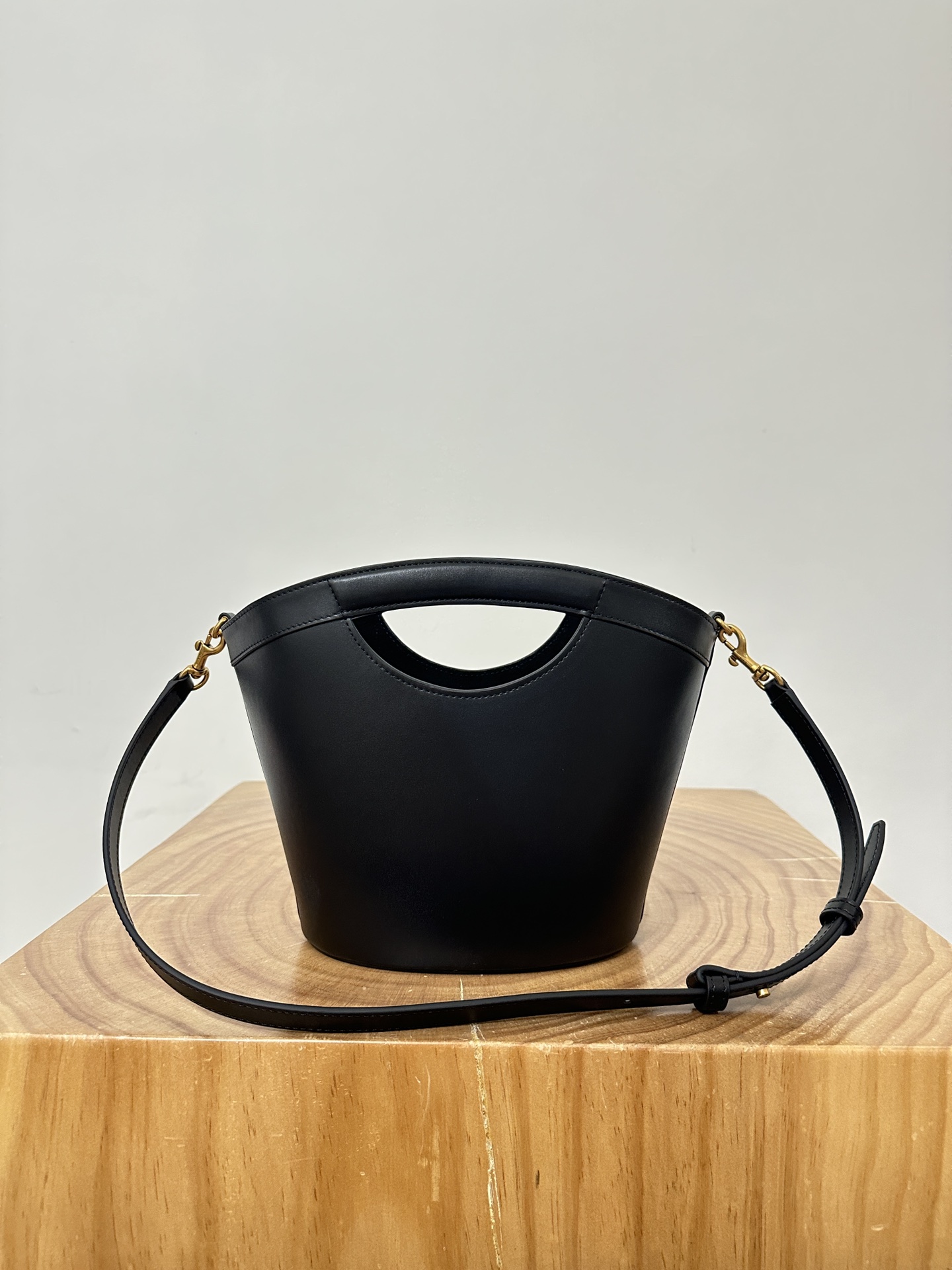 Mini tote basket bag, calfskin  