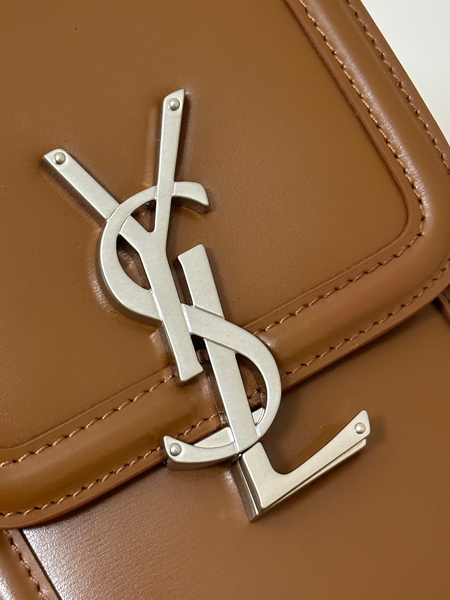 YSL Solferino Crossbody Phone Bag, Box Calfskin  