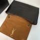 Kate Large Suede YSL Reversible Chain Bag, Suede & Crocodile Embossed Leather  