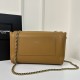 Kate Cinnamon Calfskin YSL Reversible Chain Bag, Suede & Smooth Leather  