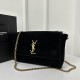 Kate Suede YSL Reversible Chain Bag, Suede & Smooth Leather  