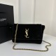 Kate Small Suede YSL Reversible Chain Bag, Suede & Smooth Leather  