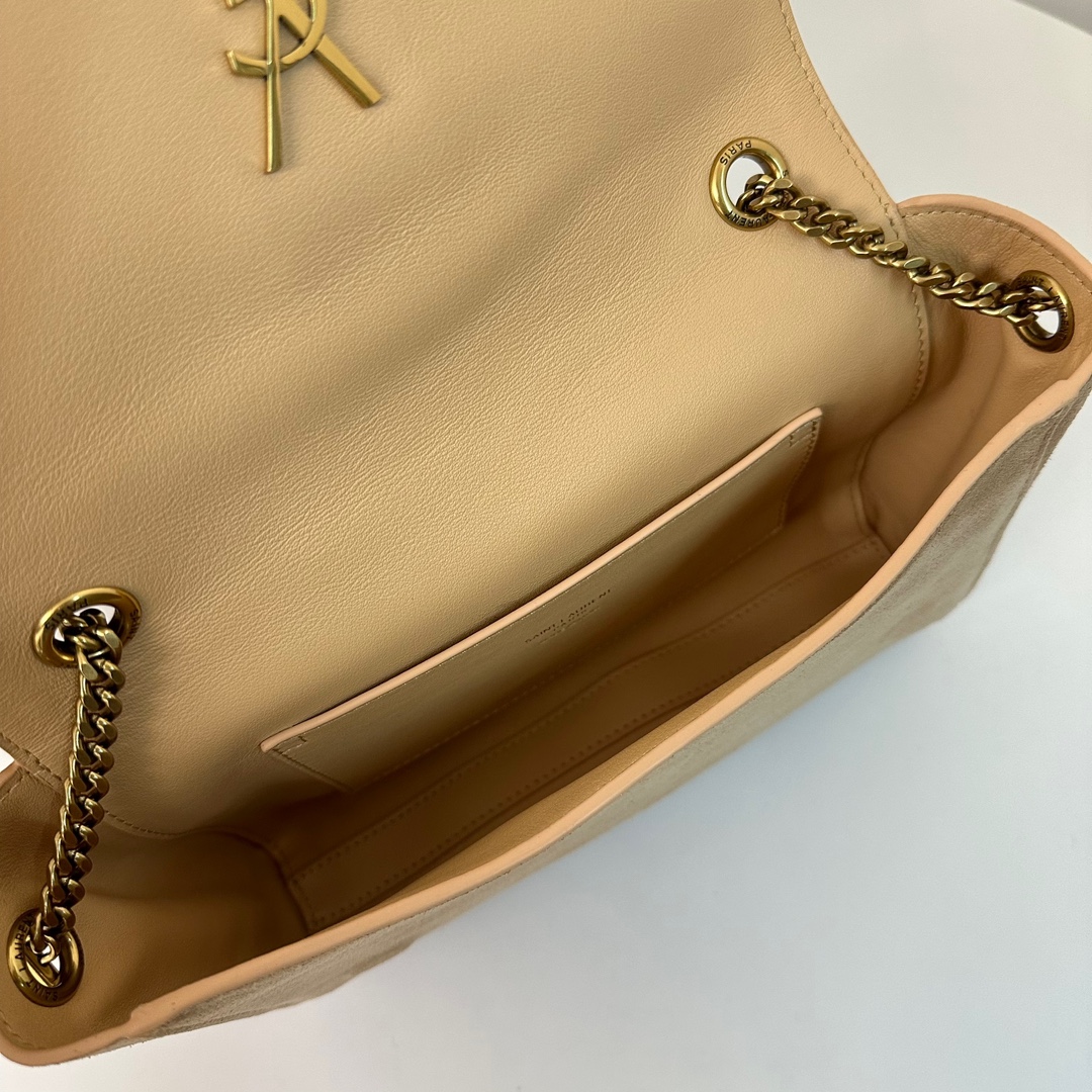 Kate Small Suede YSL Reversible Chain Bag, Suede & Smooth Leather  