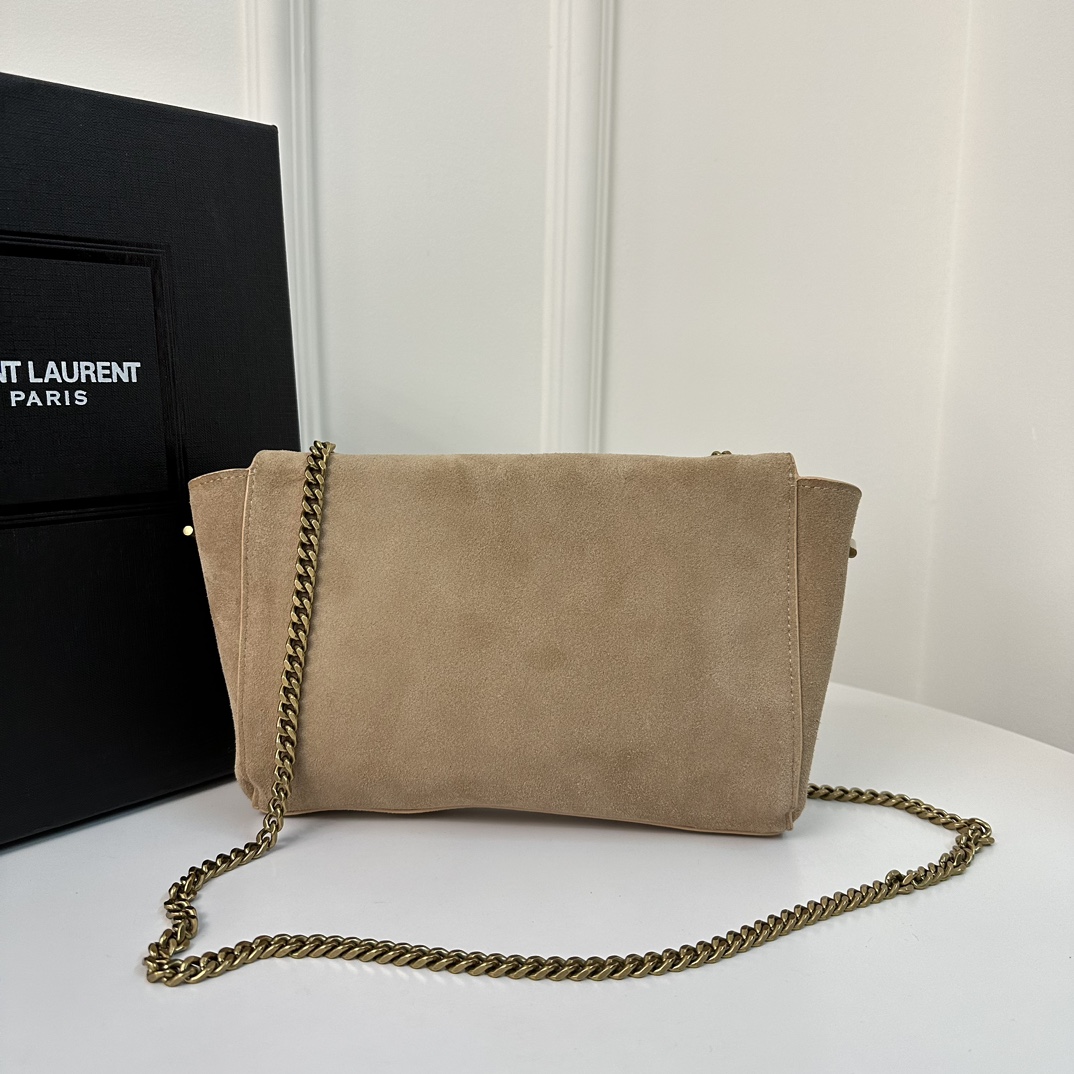 Kate Small Suede YSL Reversible Chain Bag, Suede & Smooth Leather  