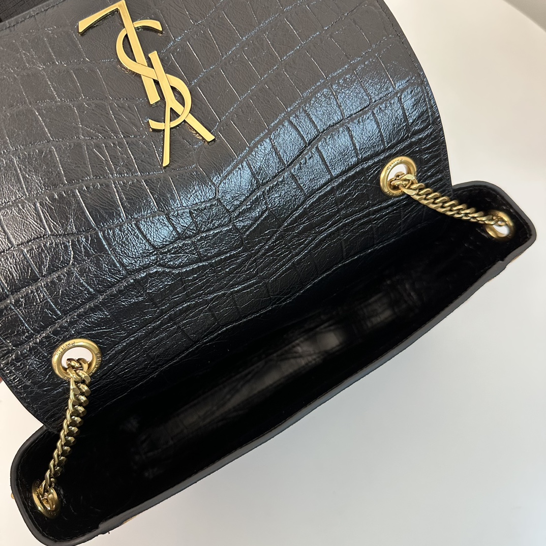 Kate Small Suede YSL Reversible Chain Bag, Suede & Smooth Leather  