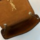 Kate Small Crocodile Embossed YSL Reversible Chain Bag, Suede & Smooth Leather  