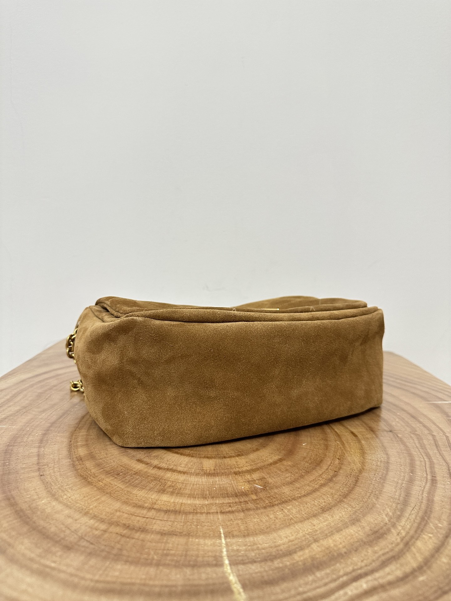 Jamie Small Lamb Suede Handbag  