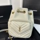 Joe YSL V-Stitch Mini Bucket Bag, Small Lambskin  