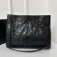 Niki Shopping Bag, Classic Crinkled Oil Wax Calfskin  