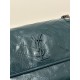 Niki 28cm Commuter Bag, wrinkled oil-waxed cowhide,  semi-matte crease effect