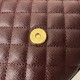 24cm YSL Envelope Grainy Embossed Stitched Genuine Leather Clutch, V Pattern with Caviar Embossed Grid Texture, Cowhide