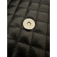 Large YSL Envelope, V Pattern with Caviar Embossed Grid Texture, Cowhide